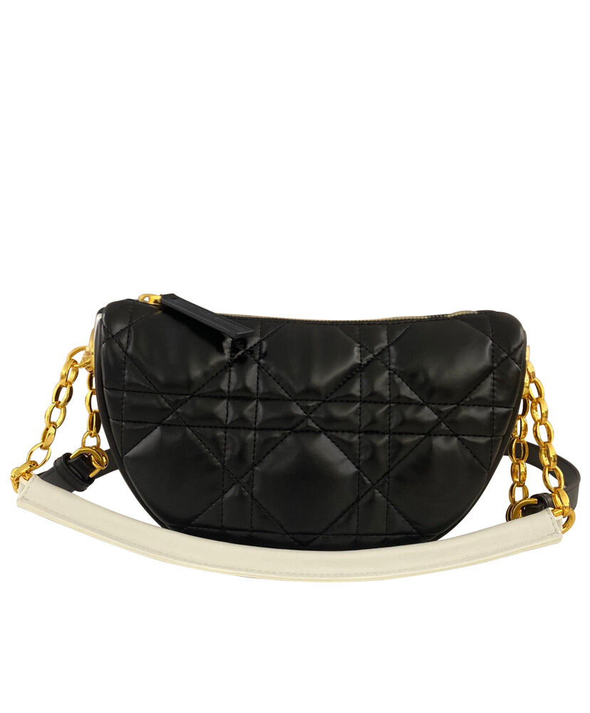 Christian Dior Vibe HOBO Leather Bag Black